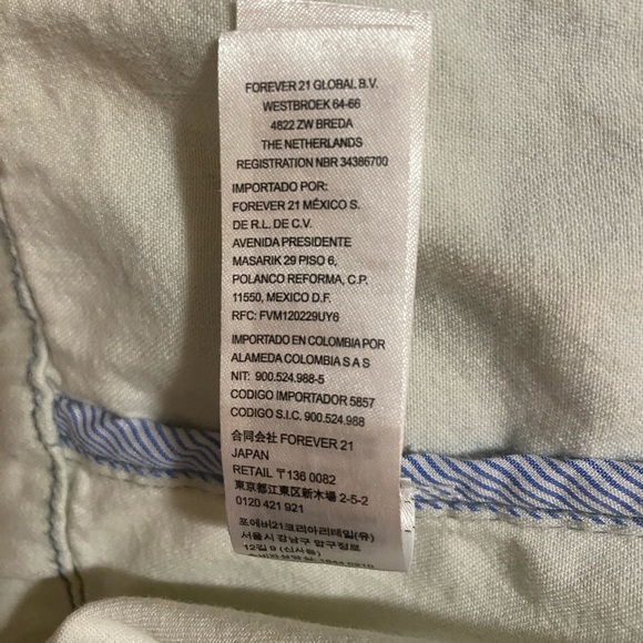 FOREVER 21 Oversized Light Faded Blue Denim Jean Jacket M-L - Picture 10 of 11